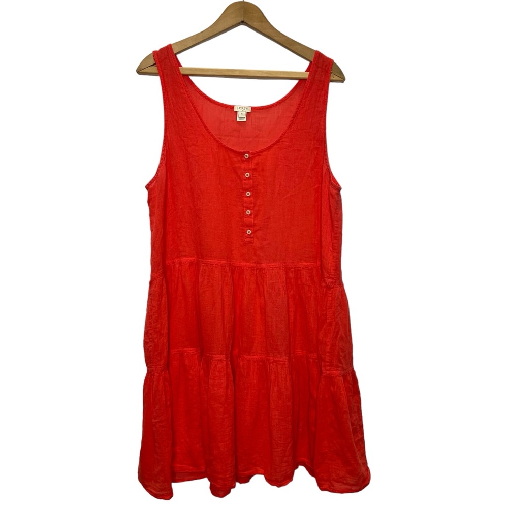 J. CREW Henley tank dress extra large - Picture 3 of 12
